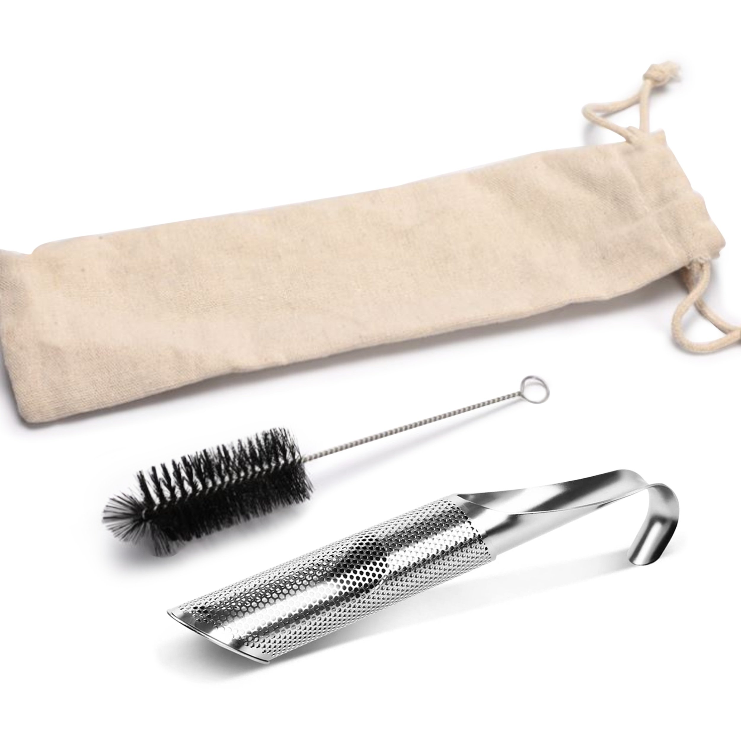 Loose Leaf Tea Infuser Wand and Brush Set