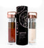 All-Beverage Borosilicate Glass Tumbler and Travel Flask